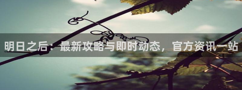 鼎点娱乐官方登录网址：明日之后：最新攻略与即时动态，官方资讯