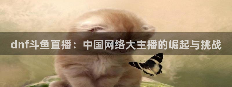 斗球体育在线观看：dnf斗鱼直播：中国网络大主播的崛起与挑战